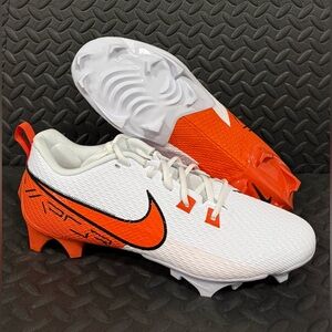 Nike Vapor Edge Speed 360 2 Football Cleats White Orange Mens‎ Size 14
